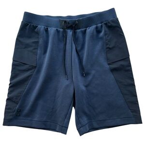 On Cloud Shorts Mens XL BLUE Black Movement Running Athletic Gym Athletic